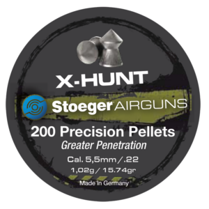 STOEGER PELLET X HUNT 5.5mm/.22 15.74 GR (200)