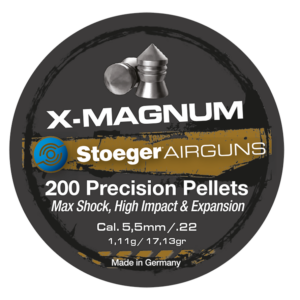 STOEGER PELLET X MAGNUM 5.5mm/.22A 17.13 GR (200)