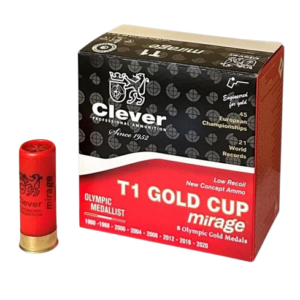 CLEVER MIRAGE T1 GOLD CUP SHOTSHELL 12GA 7.5 28 GRAM (250)